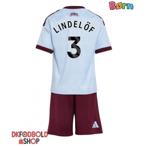 Aston Villa Victor Lindelof #3 Tredje trøje Børn 2026-27 Kort ærmer (+ korte bukser)